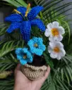 Blue Themed Pot