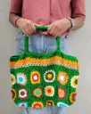 Granny Square Large Tote Bag 