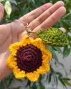 Sunflower Keyring