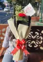 Red rose bouquet