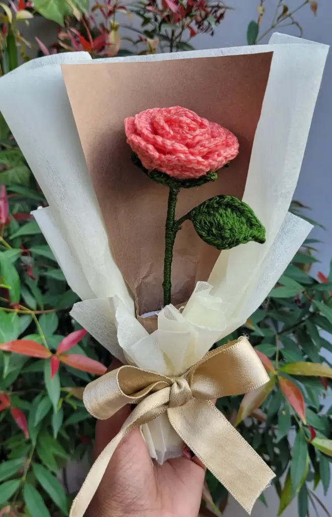 Pink rose bouquet 
