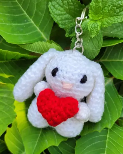 Bunny with Red Heart