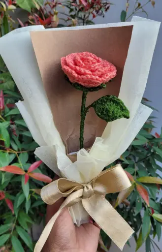 Pink rose bouquet 