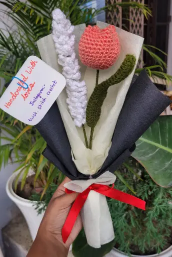 Tulip-Lavender bouquet